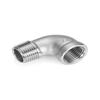 316 Stainless Steel 1/2 Inch 90-Degree Male-Female Threaded Elbow Connector