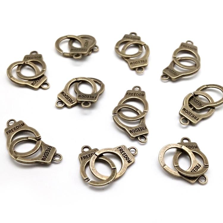 

Застежка для браслета из цинкового сплава ручной работы – DIY аксессуары для бисероплетения для ожерелий и браслетов 3mm Hole, 22mm Long, 10 Pairs/Pack античный бронзовый