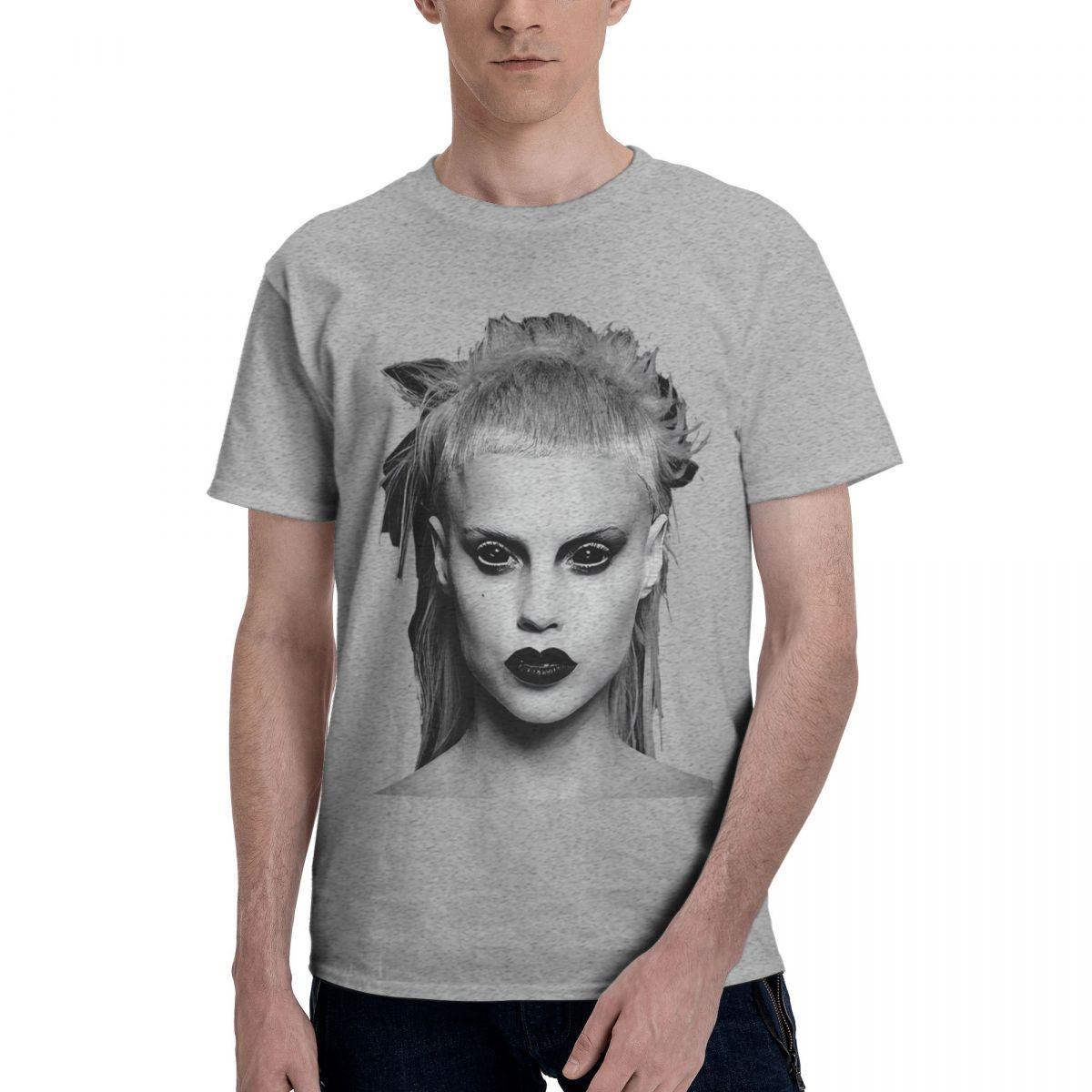 BenberFashion Die Antwoord Yolandi Visser Gezicht 100% Katoen Casual Ademend Comfortabel Manga Grappig T-shirt Voor Mannen T-shirts Mannen M
