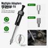 Clogged Grease Zerk Cleaner Fitting Cleaning Tool, Clears Fittings by Hydraulic Pressure, Heavy Manual Clearing Tool Duty Unclogger, Nipple