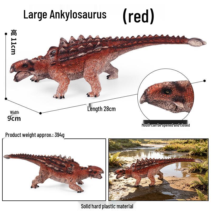 Dinosaur Model Set: T. Rex, Spinosaurus, Mosasaurus, Stegosaurus, Triceratops Cognitive Toys
