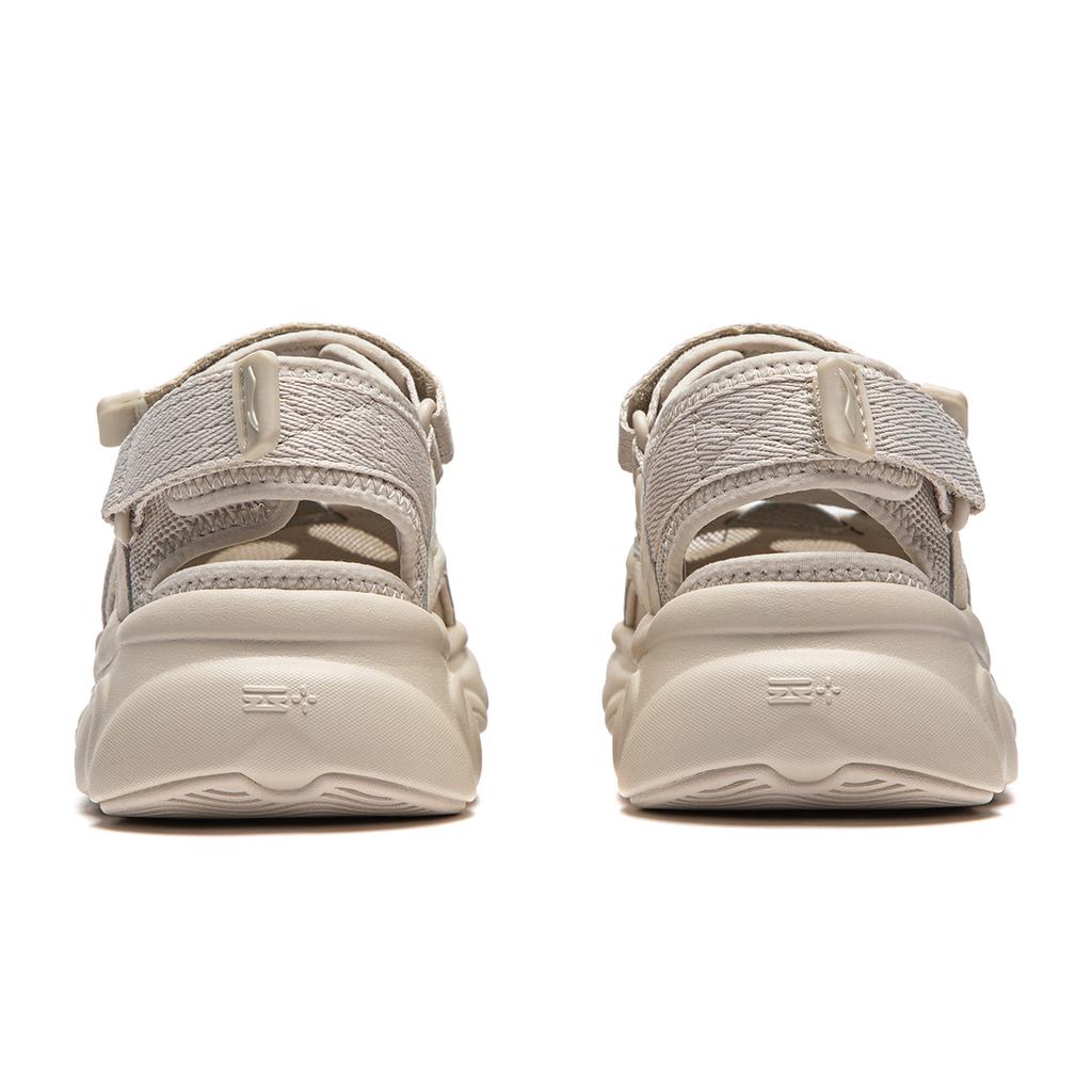 Li Ning Nai Ye 2.0 V2 Comfortable Simple Lightweight Durable Breathable Thick Sole Increased Height Retro Mary Jane Sandals Women sandals AGCU182-3