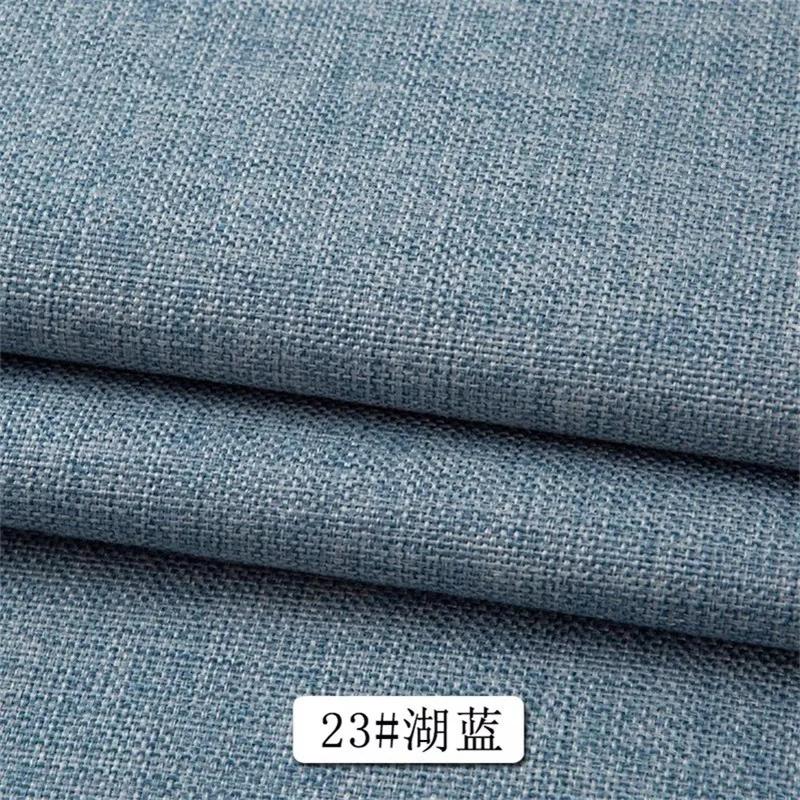Cotton Linen Style Sofa Fabric By Meters for Upholstery Tablecloth Bag Curtain Pillowcase Diy Sewing Thick Wearable Cloth Plain