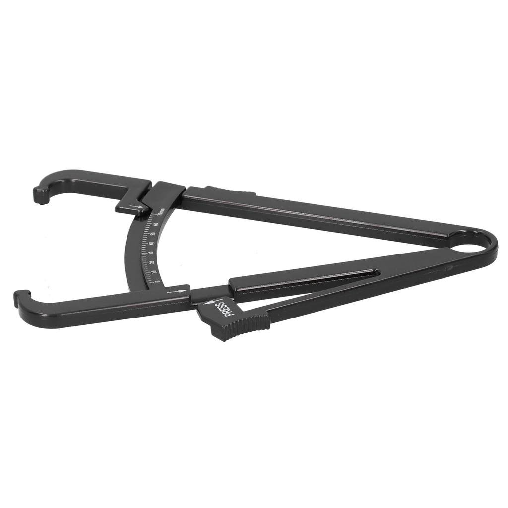 Black Plastic Body Fat Caliper Unisex Skinfold Caliper Body Fat Measurement DeviceMetric Caliper