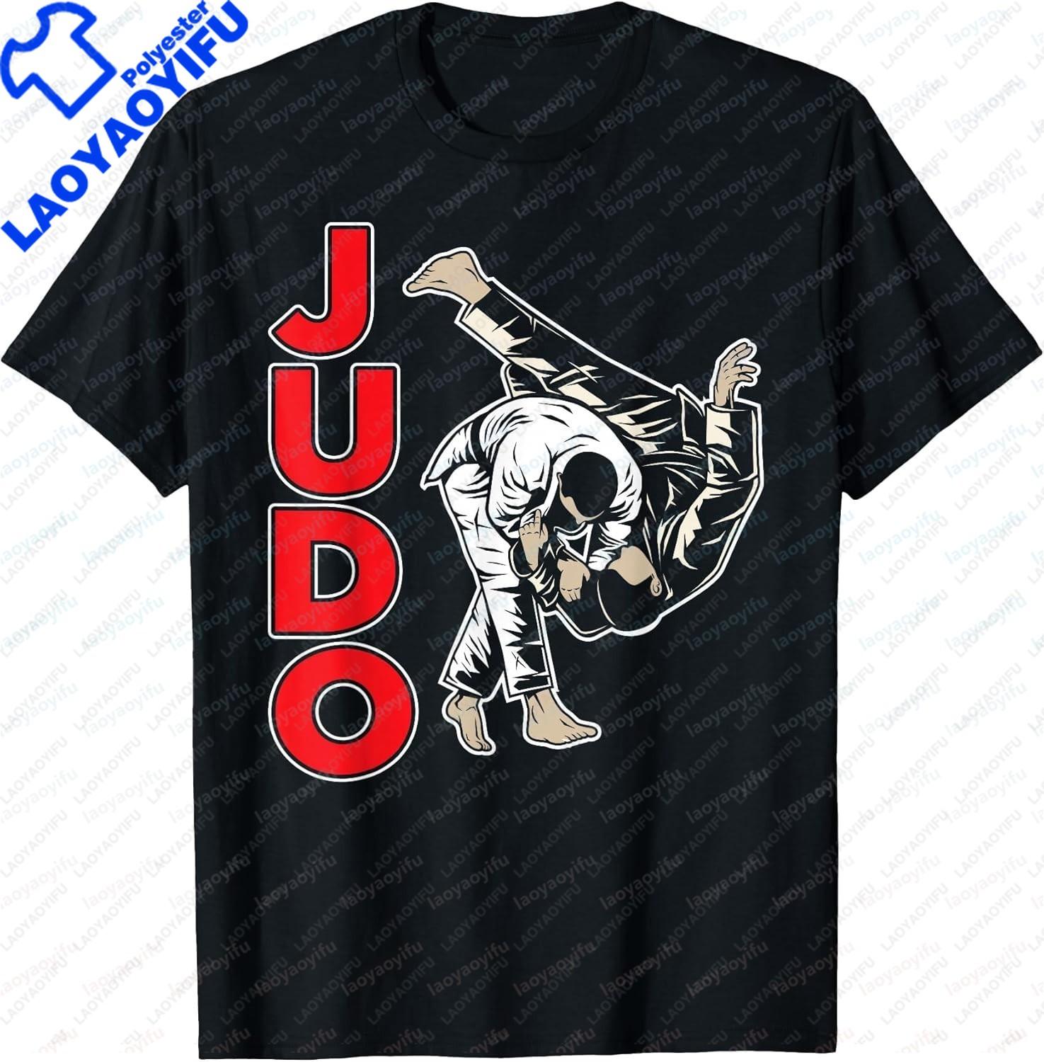 

Judothemed Martial Arts Tshirt Fashionable Casual and Breathable Suitable for Both Men and Women 4XL
