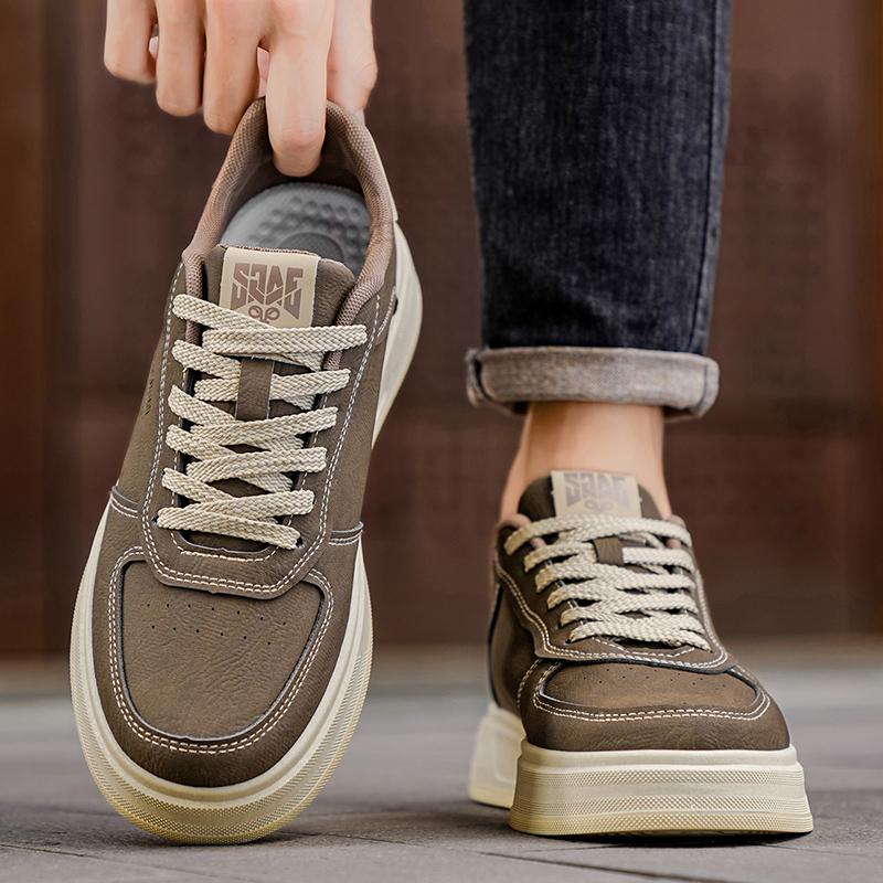 Ny Mote Høst Og Vinter Herre Lav Topp Martin Støvler Studenter Mannlige Gutter Trendende Myk Såle Arbeidssko Arbeidsvern Martin Sneakers