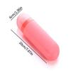 1 Toothbrush Travel Container, Convenient for Travel, Small and Dust-proof Dental Kit Box, Essential for Home and Travel
