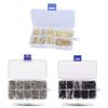 Guitar Screws Assortment Box Kits for Electric Guitar Tuner, Switch, Neck Plate, with Springs, 9 Types, Total 173 Pieces