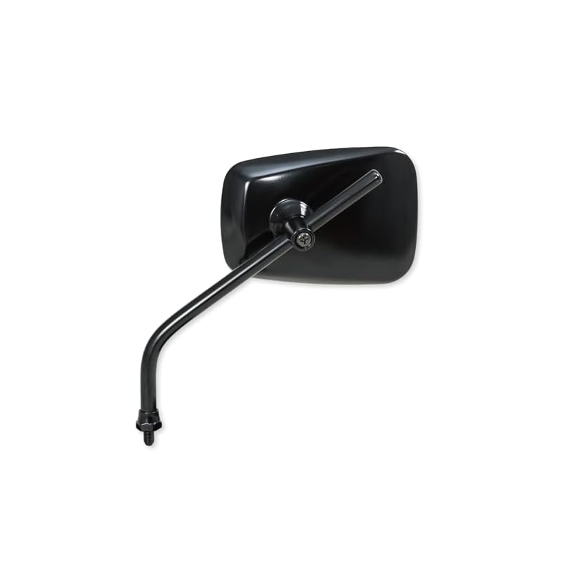 Tanax Motorcycle Mirror Napoleon AZ Mirror Black, Left/Right Compatible, 8mm Standard Thread AZ-104-8