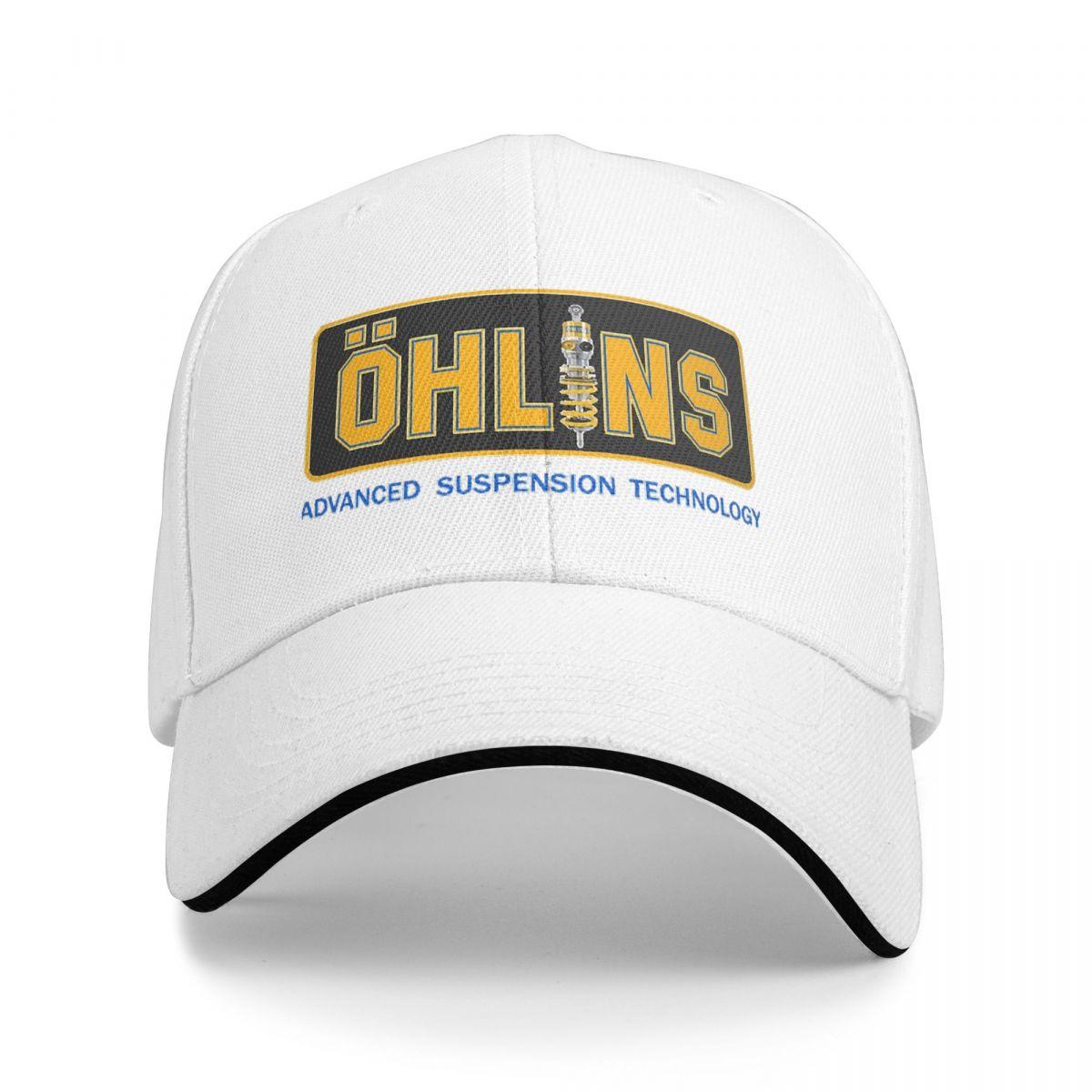 

Ohlins Racing Retro Classic Baseball Caps Snapback Baseball Hats Breathable Casual Casquette Outdoor for Men And Women One Size
