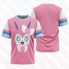 Pokemon Japanese Anime Pikachu Snorlax Boys Short Sleeve T-Shirt Pocket Monster Cartoon  3D Print Summer Men's Breathable Tops