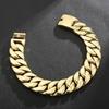 20/24/31MM Stainless Steel Larger Necklace for Men Women Hip Hop Golden Street Accessories Shiny Big Rock Trendy Party Jewelry