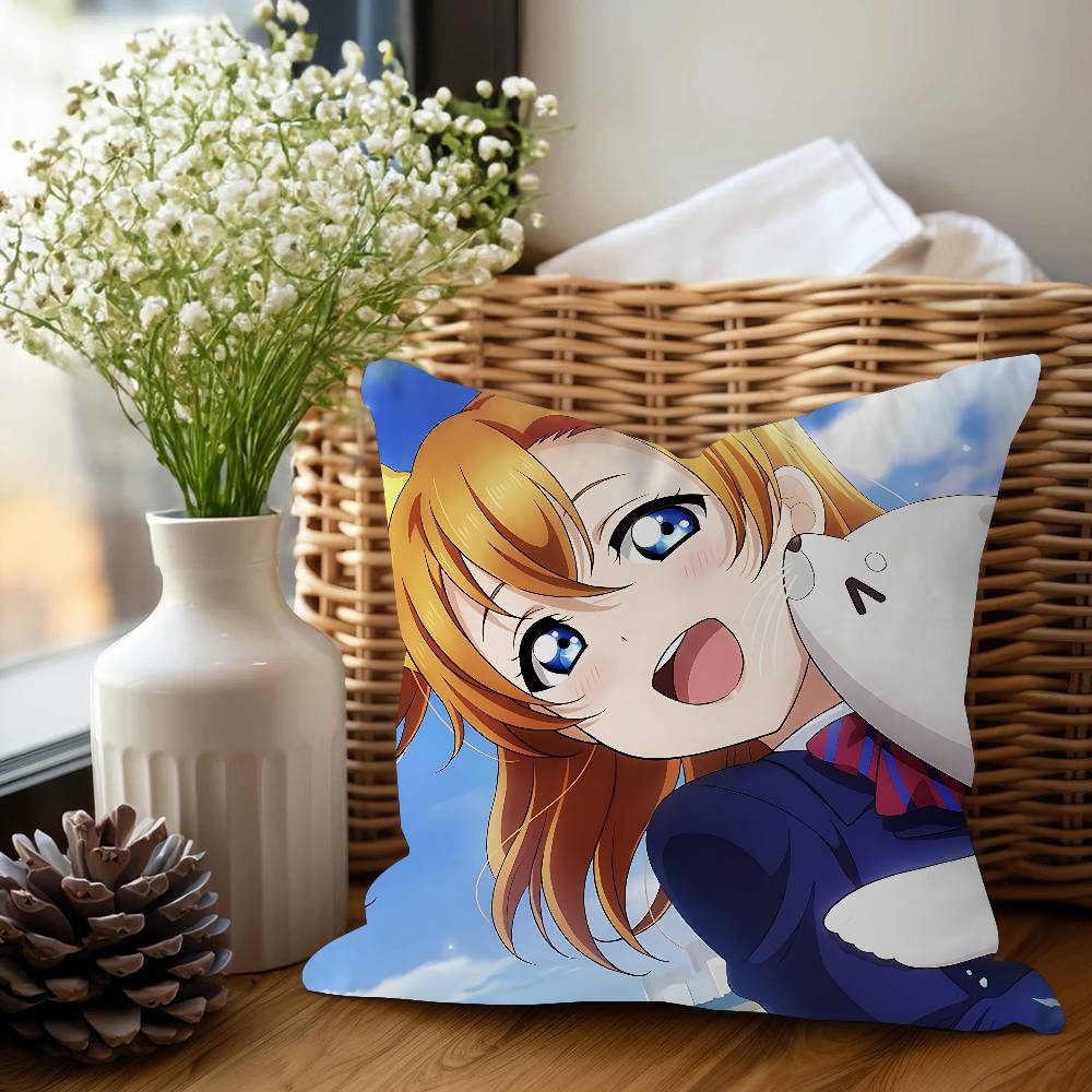 Anime Love Live Kousaka Honoka Pillowcases Home Bedding Decorative Pillow Cover Wedding Super Soft Pillow Case