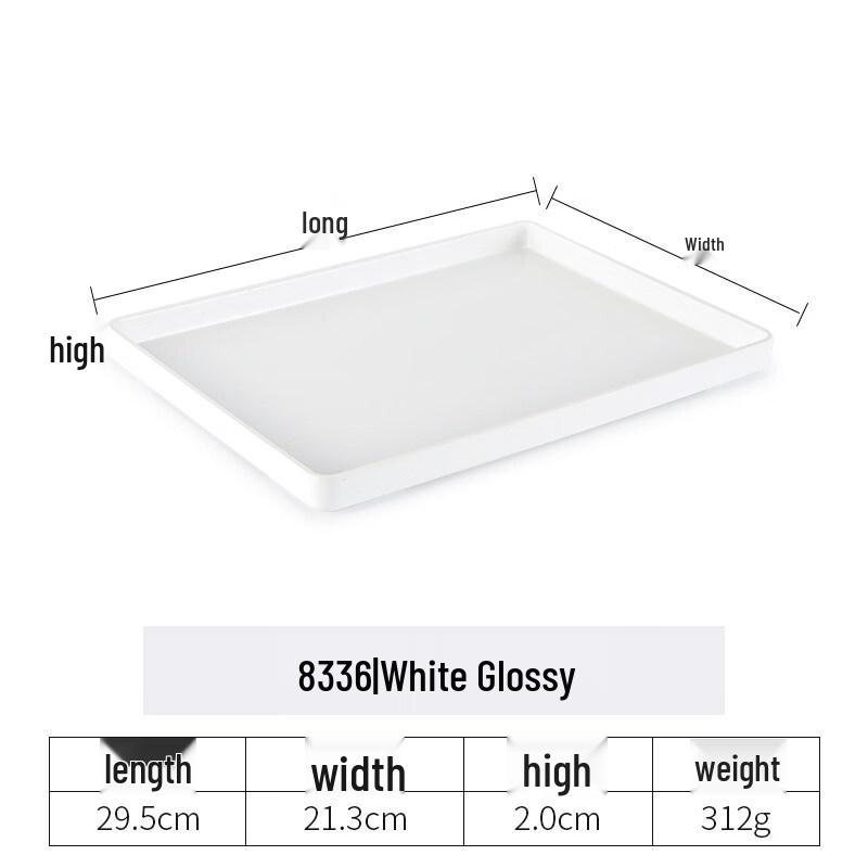 Rectangular Plastic Hotel Serving Tray