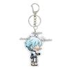 Hot Anime Game  Kamisato Ayaka Arlecchino Navia Anime Cartoon Cute Acrylic Model Double-sided Printing Keychain Keyring Pendant