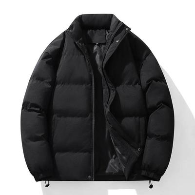 Men's Trendy Stand Collar Cotton Jacket - Winter Warm, Casual & Versatile Loose Coat