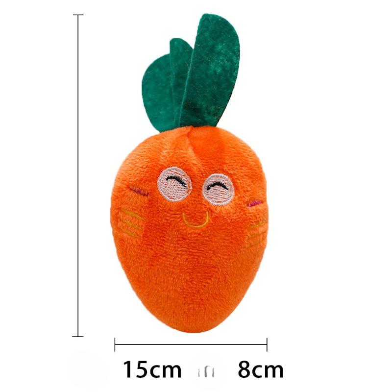 Pet Dog Plush Sounds Bb Calls Pet Cat Toys Cat and Dog CarrotsPet Toy Supplies