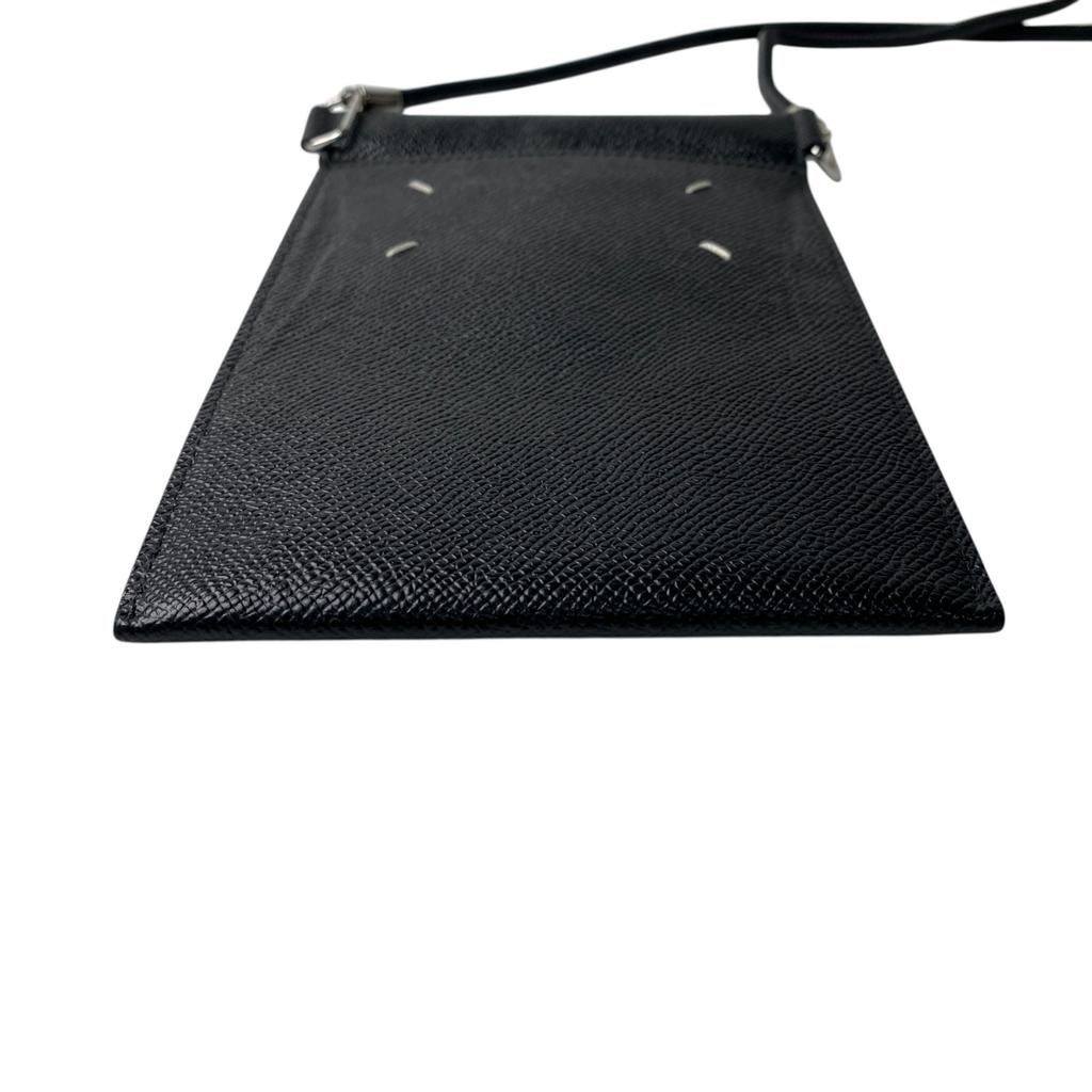 Used Maison MargielaShoulder Bag Black Leather Women