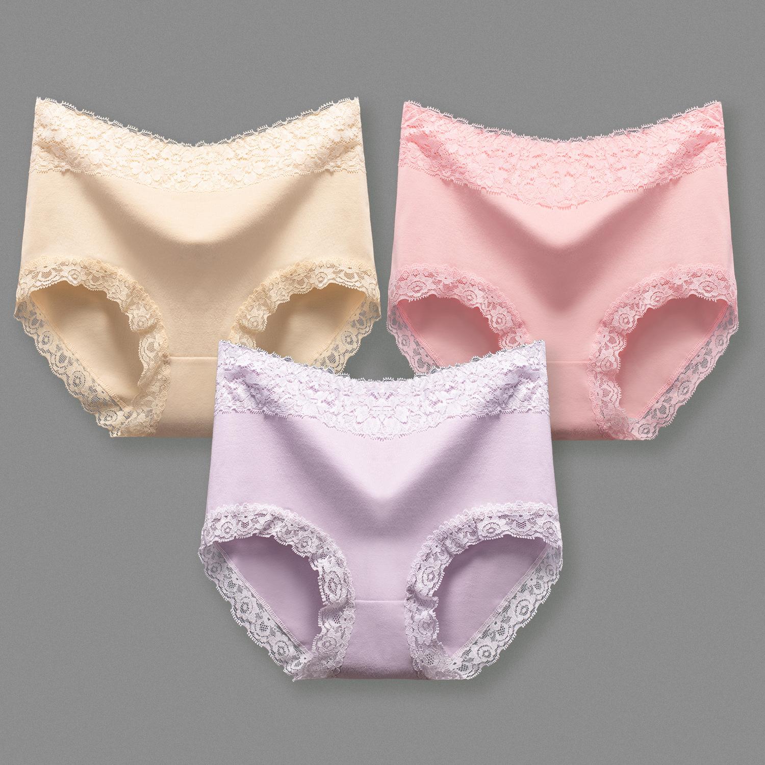 

5 шт./лот, трусики с высокой талией для женщин, хлопковое нижнее белье, однотонные удобные трусы, нижнее белье больших размеров L разноцветный