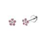 2PCS/Set Stainless Steel Heart Moon Earbone Stud Screw Ball Stud Earrings for Women Fashion Ear Tragus Cartilage Body Piercing