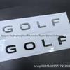 Volkswagen 8e Generatie Golf Achterklep Zwarte Letterstickers - Gemodificeerd Auto Logo