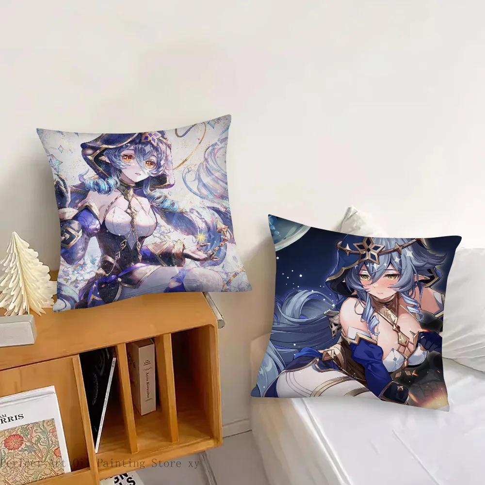 Layla Anime Game Genshin Impact Pillow Case Square Pillow Bedroom Sofa Leisure Comfort Cushion Living Room Home Decoration 40X40