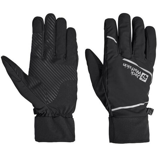 Велосипедные перчатки Jack Wolfskin Morobbia (чёрный) S