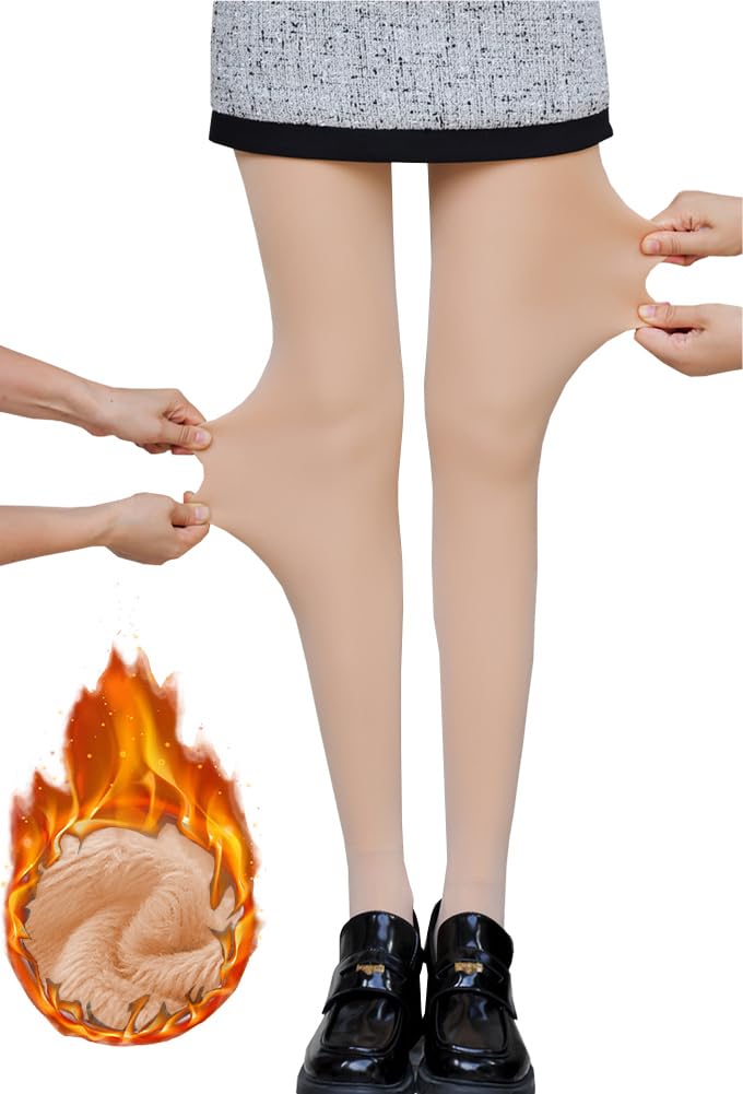 

Ekieta Искусственные Эластичные Ультра Натуральные Голые Катышки Холодные Колготки, Леггинсы, Телесного Цвета, На Флисовой Подкладке, Теплые, Удлиняющие Ноги, Компрессионные, Плотные, Чувство,