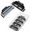 New 4 Pcs Razor Blades Compatible for Mache 3 Machine Shaving Razor Blade for Men Face Care