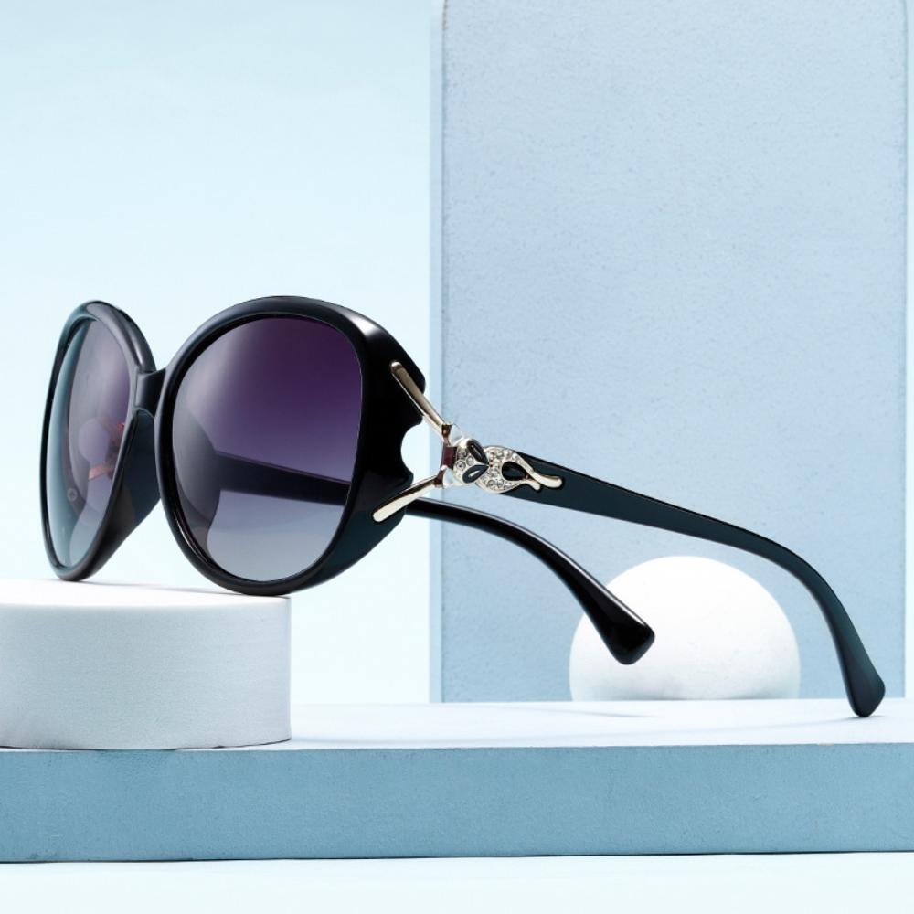 Gafas de sol polarizadas para mujer gafas cabeza de zorro tendencia de moda gafas versátiles gafas de transmisión en vivo celebridad de Internet