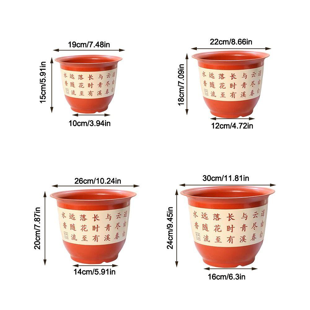 Large-diameter Flower Pot Thickened Bonsai Flower Pot Durable Orchid Pots
