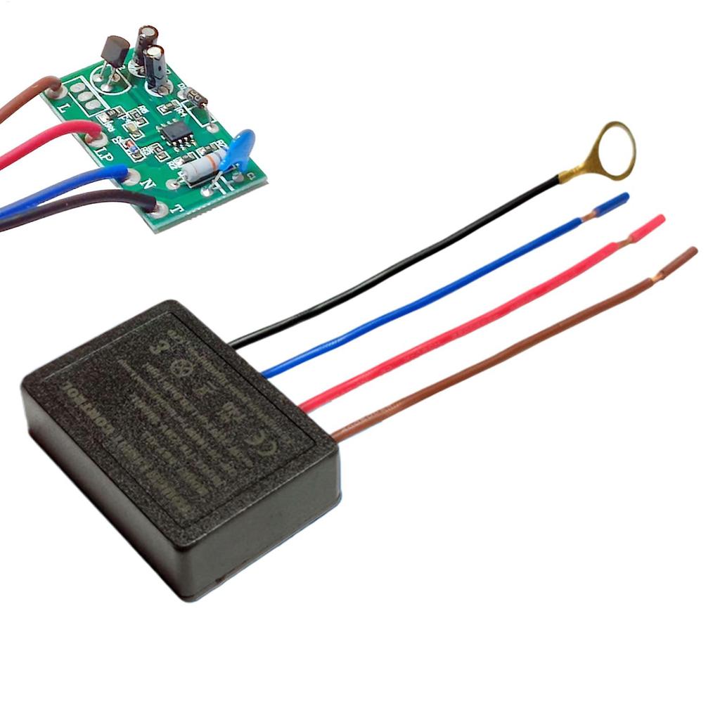 Touch Control Dimmer Switches Module Stepless Brightness Adjustable For Table/Floor Lamp, DIY Replacement With Memory Function