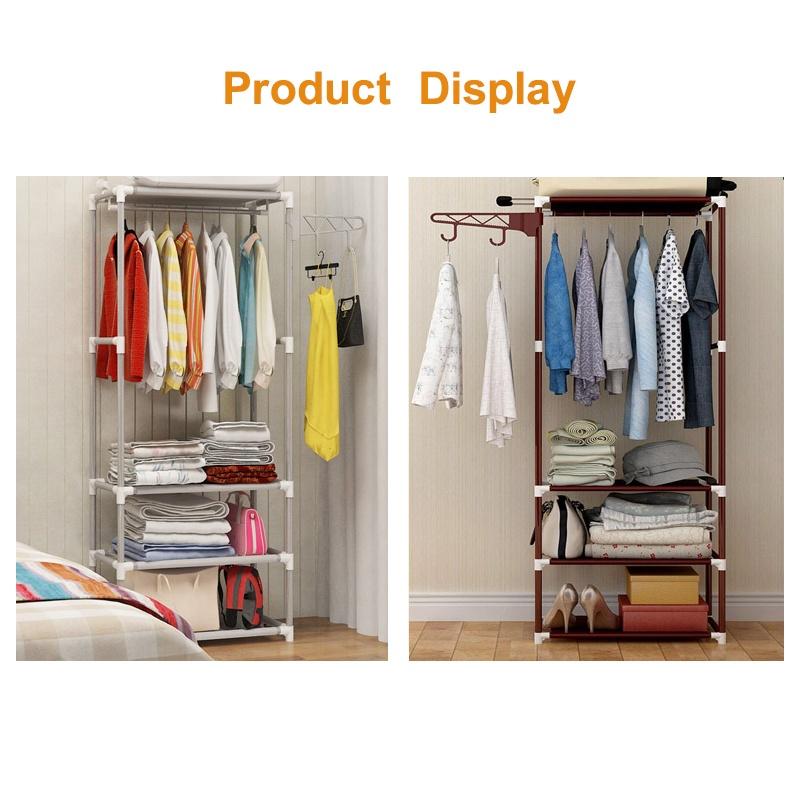3 Tier Simple Coat Rack Floor Clothes Hangers Creative Clothing Shelf Easy Assembly Bedroom Hanging Racks 67x21 7x12 6 In At Affordable S Free Real Reviews With Photos Joom Coat Rack Floor Clothes Hangers, Minimalist 3 Tier Coat Rack Floor Standing Wardrobe