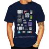 New 2021est Printing Men T Shirts Control Device Game Tshirt 100% Cotton High Tees Super Pixel Image Youth College Student T-Shi