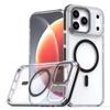 Luxury Shockproof Magsafe Wireless Charge Clear Case For iPhone 17 Pro Max 16 15 14 Plus 13 12 Pro Max 16e 17Air Magnetic Cover