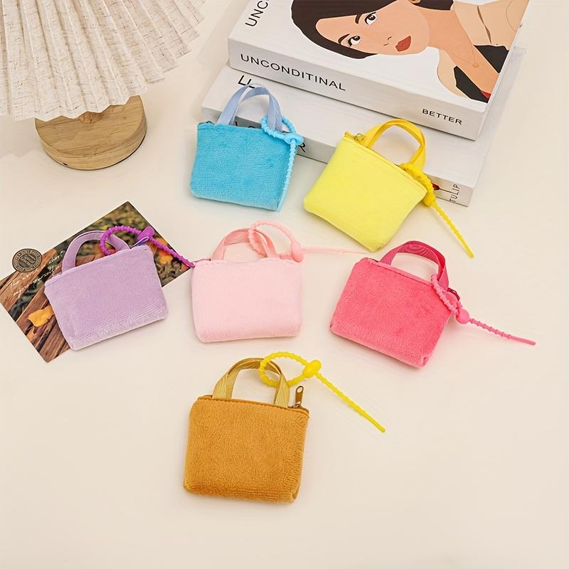 1pc Cute Mini Crossbody Bag for Women - Portable Pouch with Keychain Strap, Compact Travel Organizer