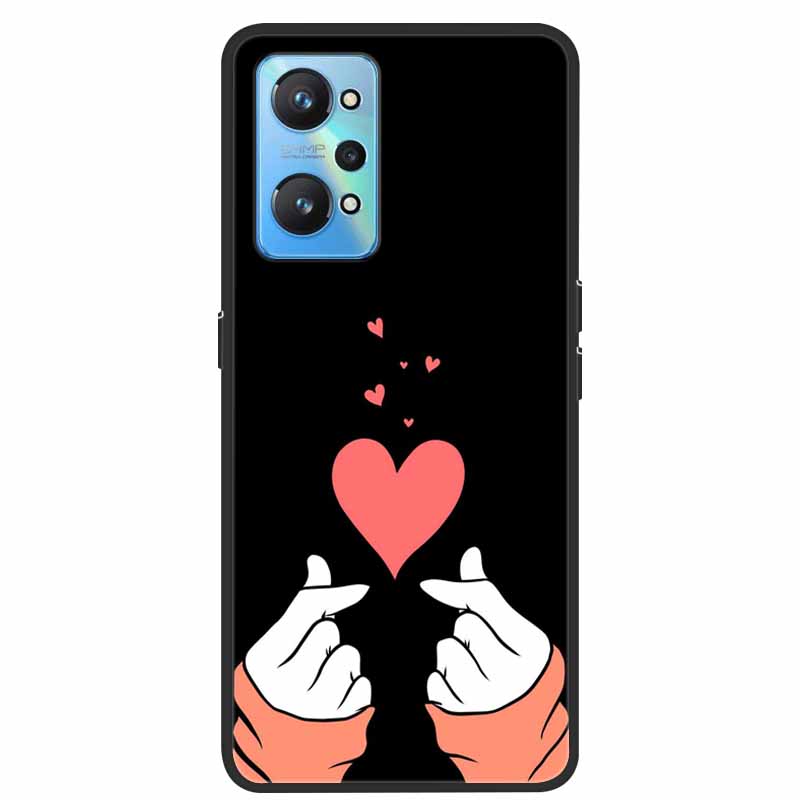 For Realme GT Neo 2 Case Silicone TPU Soft Cover Aesthetic Phone Case for Realme GT Neo2 Funda Realmi RMX3370 Shockproof Shell
