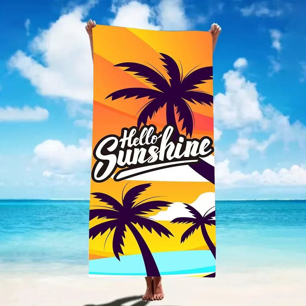 Rosa Zitrone und Grapefruit-Scheiben Strandtuch Lebendiger Zitrusdruck auf kräftigem Hintergrund für Sommer-Spaß