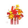 Lunar New Year Flower Basket Building Block Set For Gift Giving Decor Festive