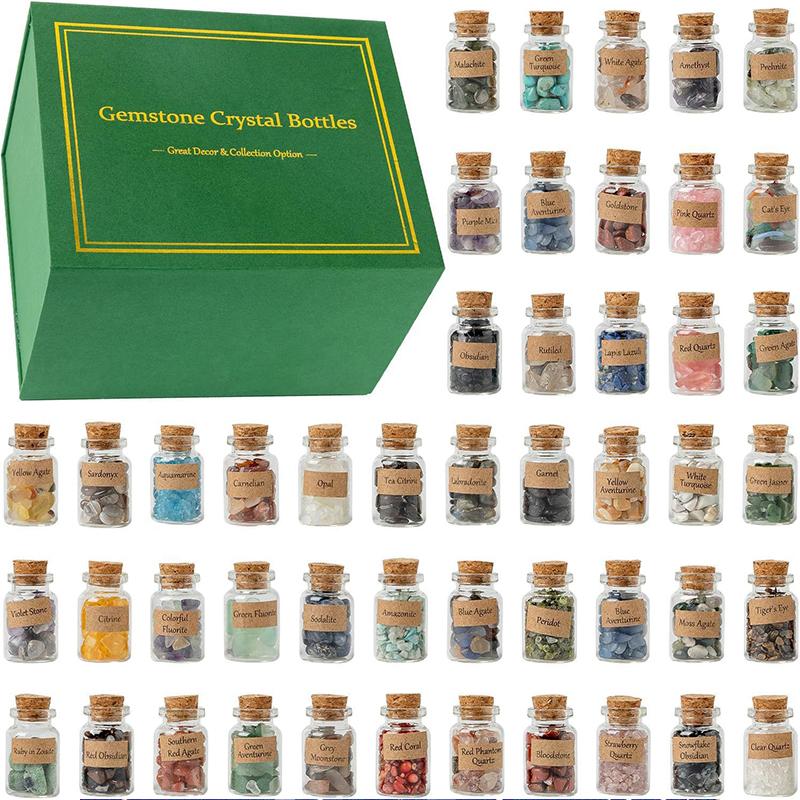 Crystal Gemstone Treasure Toy Advent Calendar 24 Days Christmas Countdown Surprise Gift Box For Up 8 Years Old Children Gifts