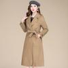 Women's Leisure Long Woolen Coat with Loose Fit, Perfect for Autumn and Winter