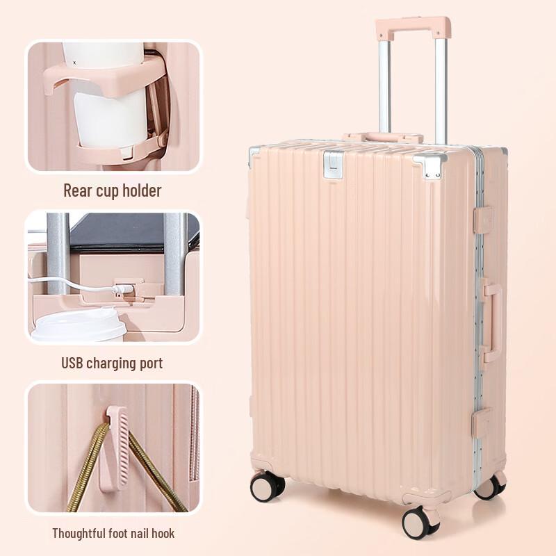 PACKAGE FASHION ABS+PC Hardside Spinner Luggage 28 inches