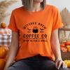 Witches Coffee Co Stop In For A Spell Print Tee Funny Halloween Women T Shirt Short Sleeve Fashion Summer Tshirt Femme Casual