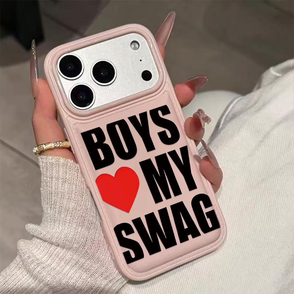 Funda de Teléfono Amor de Pareja en Inglés Para IPhone 17 17Air 16 15 Funda Para IPhone 11 13 12 14 Pro Max 16 15 14 Plus Funda Cubierta Funda