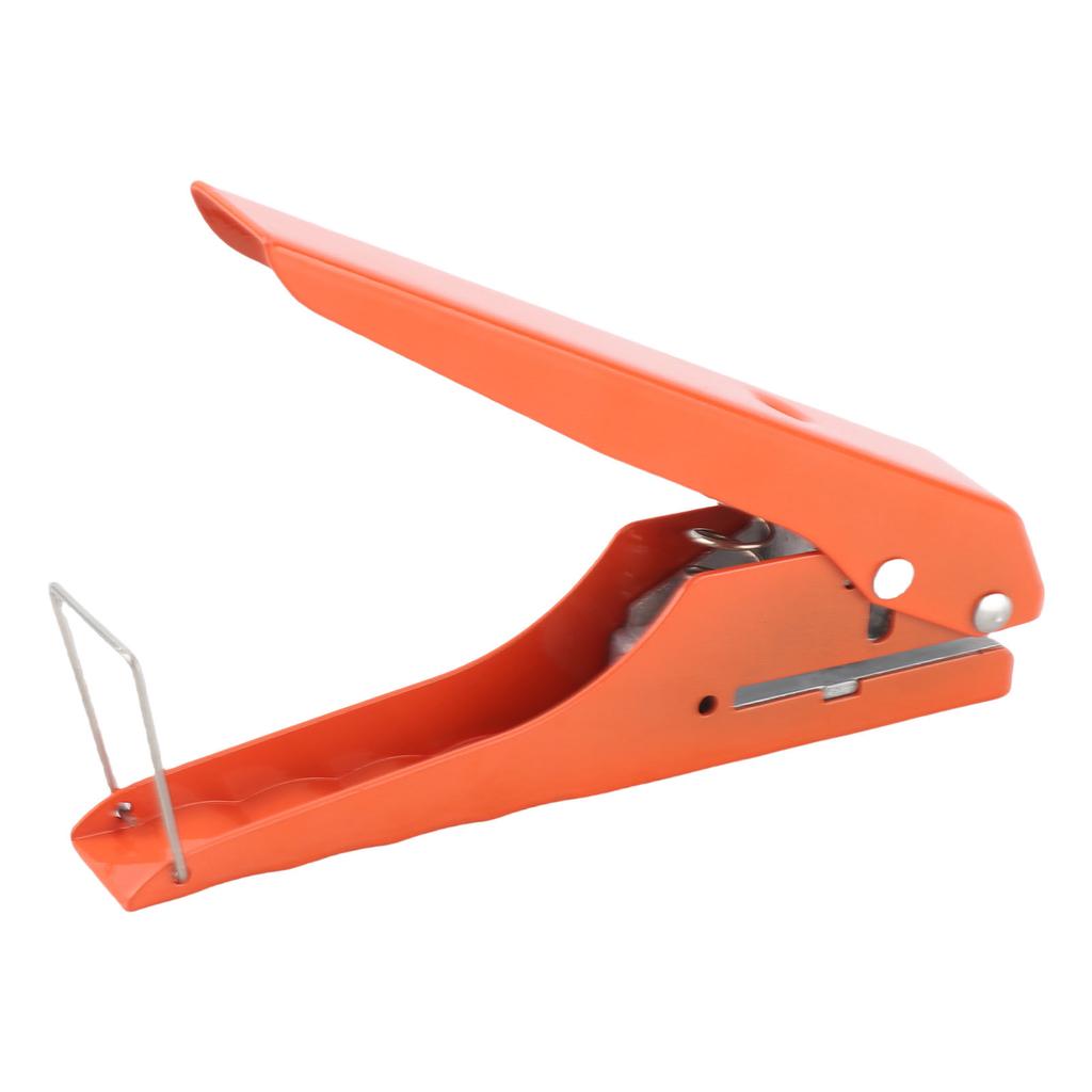 Single Hole Punch Heavy Duty Handheld Edge Banding Punching Pliers Tool for PVC Cards 10mm Flat Oblique Opening