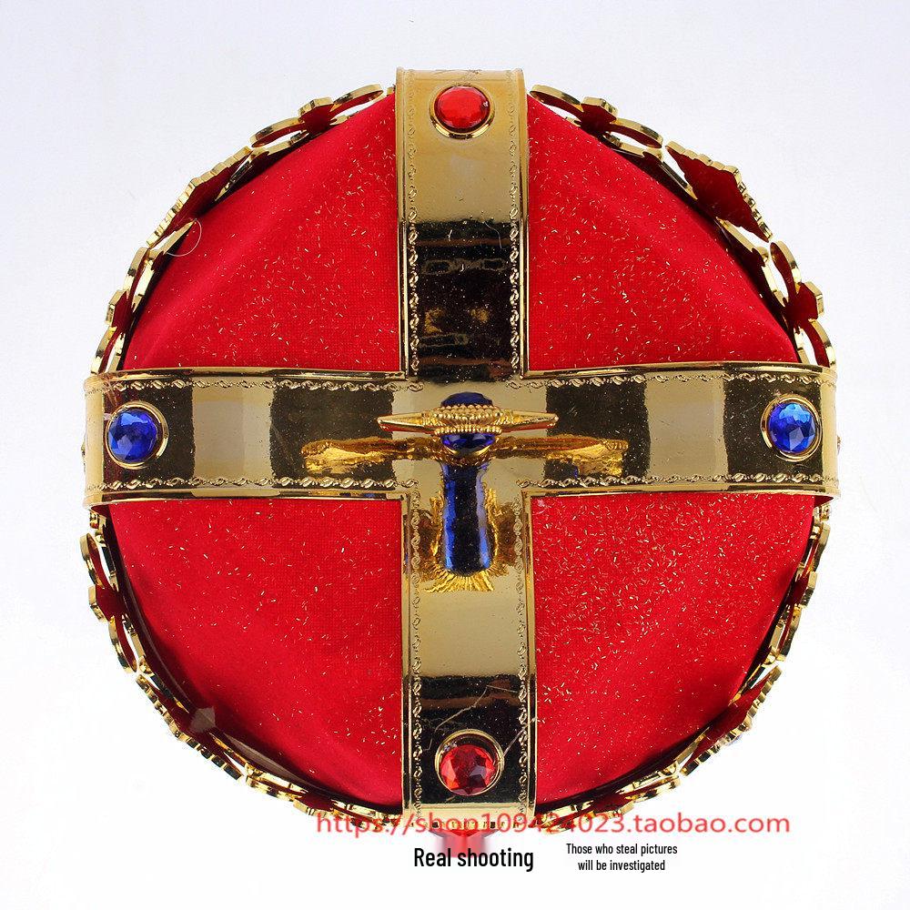 King and Queen Crown Hat for Birthday Party, Festival, Stage Play, or Dance - Suitable for Children and Adults