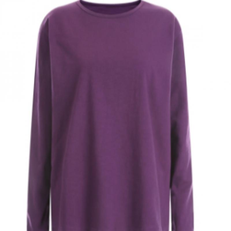 Shop WomeN LoNg Sleeve RouNd Neck T shirT Mocha N Dai Wsh 12129