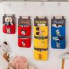Mickey Mouse Felt Wall Organizer With Multiple Pockets For Kids Room Storage