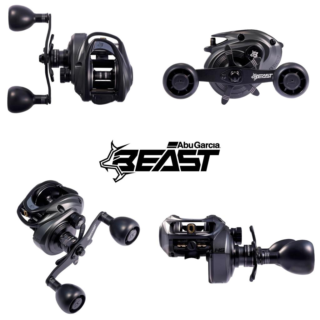 Abu Garcia Beast LP Beast 300 High Gear Baitcasting-Rolle Low Profile Bass Salzwasser Monsterfisch Big Game Linkshand