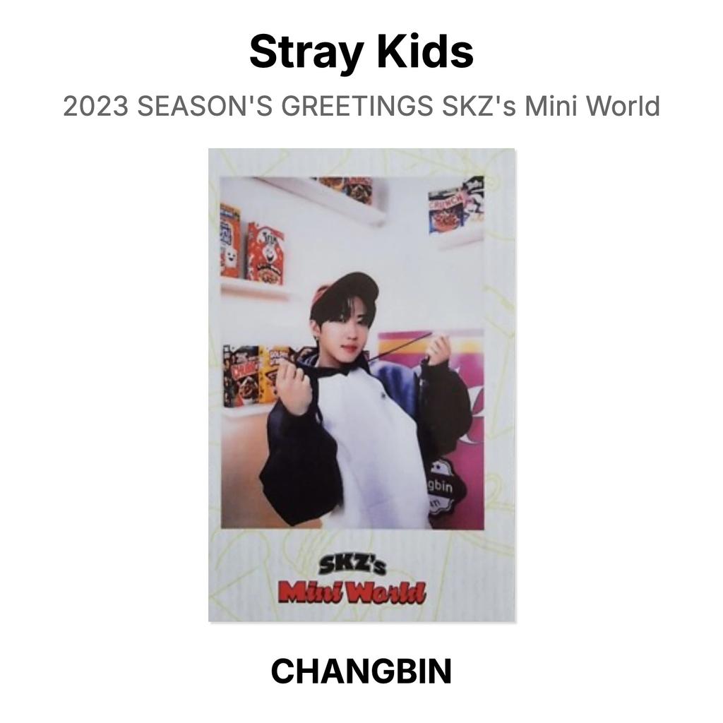Stray Kids 2023 SEASON'S GREETINGS SKZ's Mini World Official Photocard